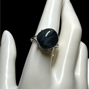 ✨Beautiful Blue Tigers Eye Adjustable Ring✨